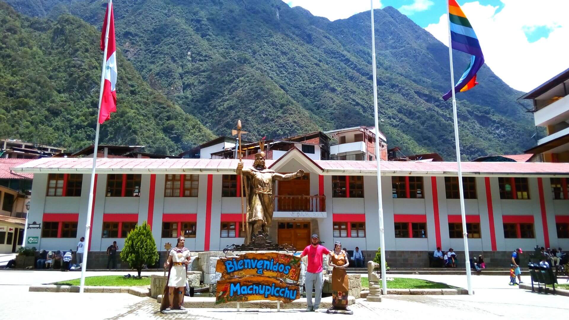 Vista panorámica de Machu Picchu