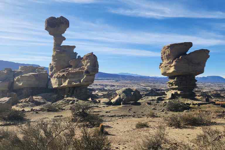 Formaciones en el Valle de la Luna