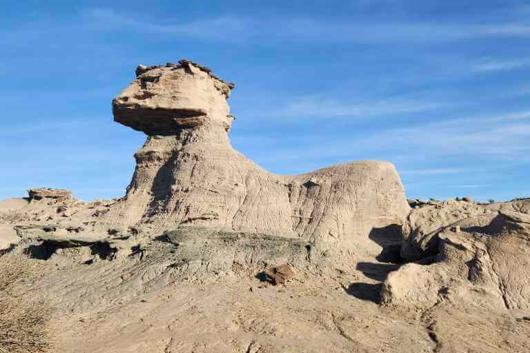 Vista panorámica del Valle de la Luna