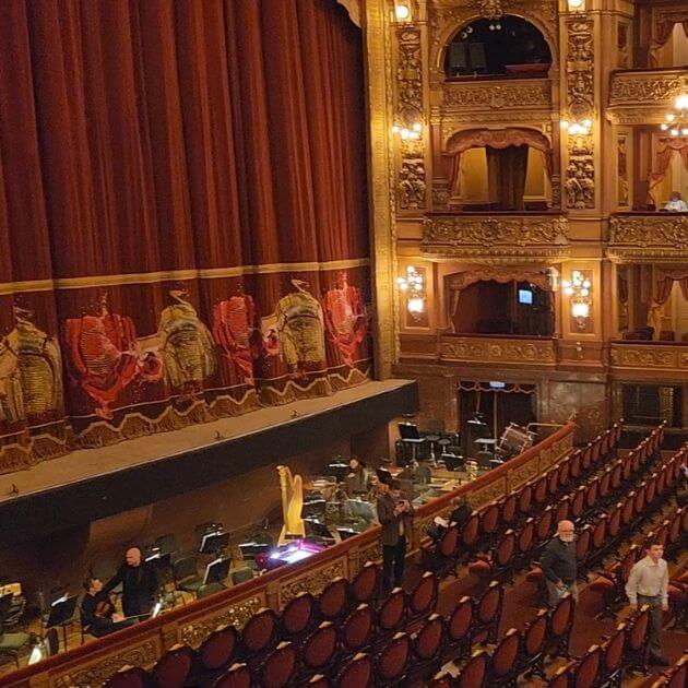 Escenario del Teatro Colón